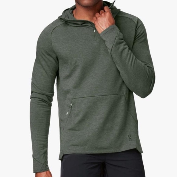 On Running Technical Hoodie Green Size Large - Picture 2 of 16